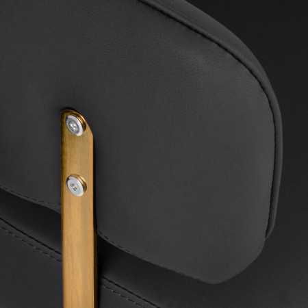 Fauteuil de coiffure linz or noir {attributes}