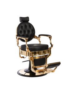 Fauteuil barbier vintage homme florence OR NOIR 