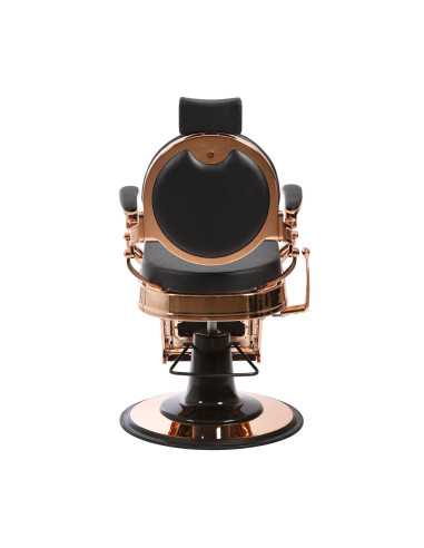 Fauteuil Barbier Florence Cuivre Rose & Noir – Confort Pro Vintage 