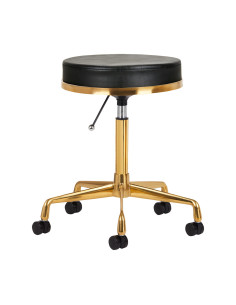 COSMETIC STOOL H4 GOLD BLACK