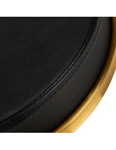 COSMETIC STOOL H4 GOLDEN BLACK