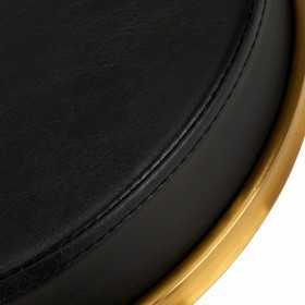 TABOURET COSMETIQUE H4 OR NOIR 2
