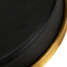 COSMETIC STOOL H4 GOLD BLACK