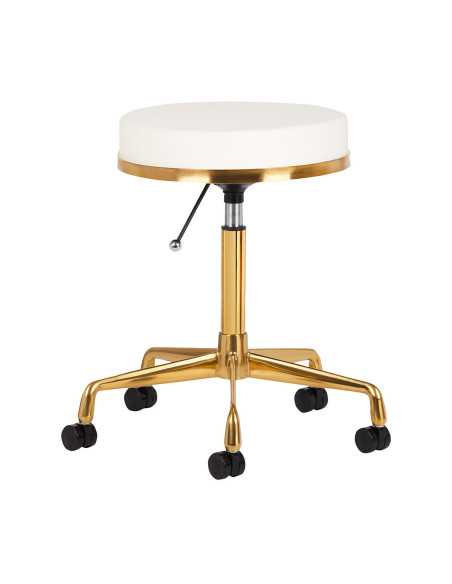 COSMETIC STOOL H4 GOLDEN WHITE