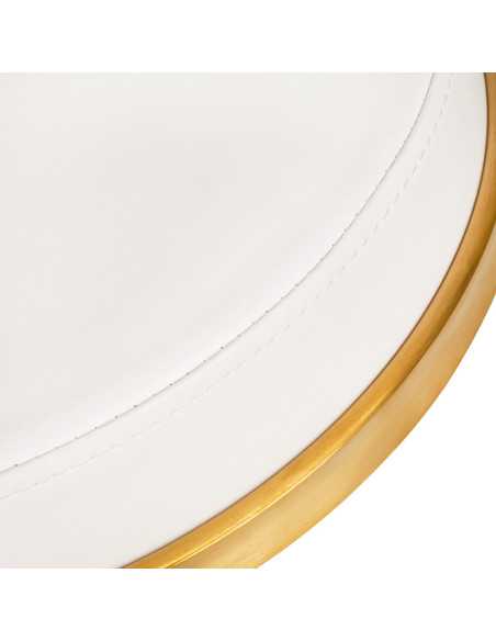 COSMETIC STOOL H4 GOLDEN WHITE