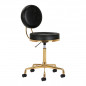 COSMETIC STOOL H5 GOLD BLACK