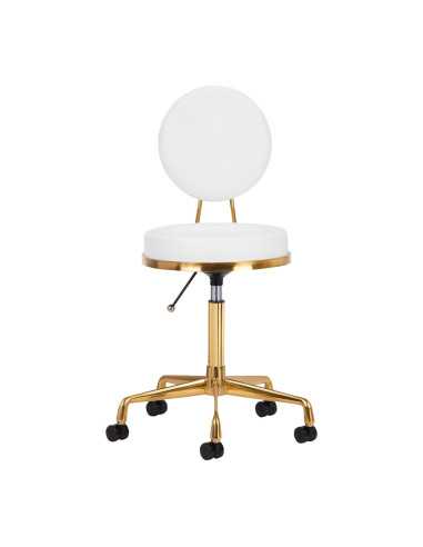 TABURETE COSMÉTICO H5 ORO BLANCO