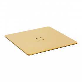 BASE FOR THE HAIRDRESSING CHAIR SQUARE GOLD L009