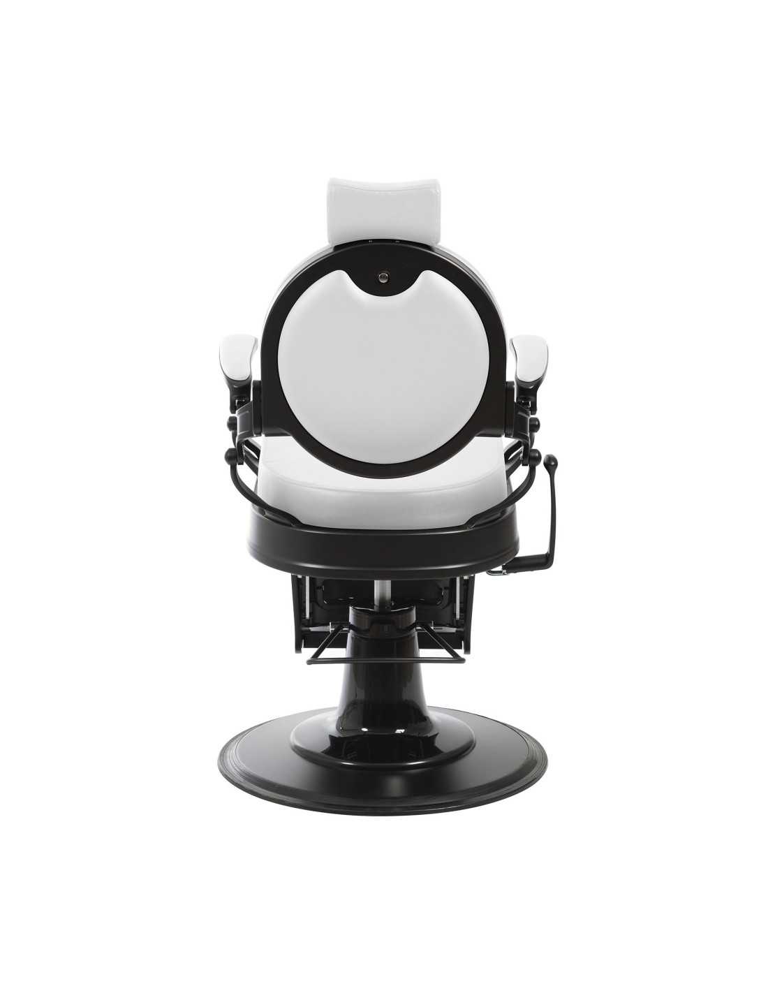 Florence White & Black – Cadeira de barbeiro vintage profissional