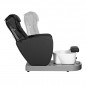 SPA ARMCHAIR FOR PEDICURE AZZURRO 016C BLACK WITH BACK MASSAGE AND HYDROMASSAGE