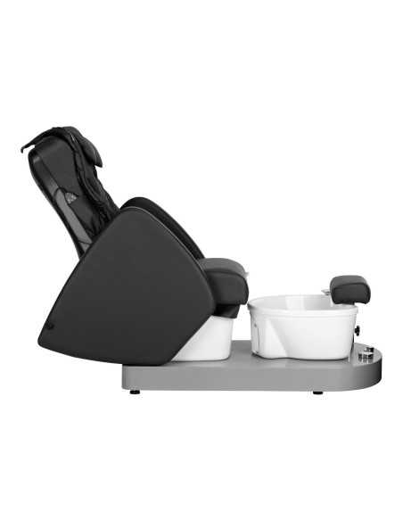 SPA PEDICURESTOEL AZZURRO 016C ZWART MET RUG MASSAGE EN HYDRO MASSAGE