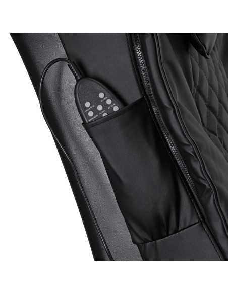 SPA PEDICURESTOEL AZZURRO 016C ZWART MET RUG MASSAGE EN HYDRO MASSAGE