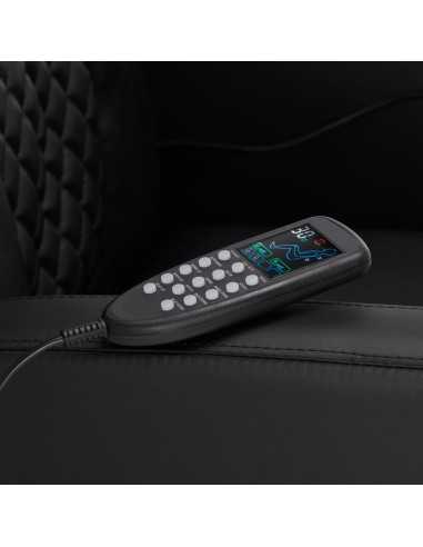 Pedicure Spa Massage Chair 142947 BLACK PEDICURE SPA CHAIR WITH BACK MASSAGE AND HYDROMASSAGE