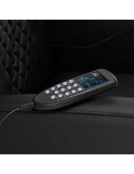 SPA PEDICURESTOEL AZZURRO 016C ZWART MET RUG MASSAGE EN HYDRO MASSAGE