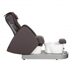 SPA PEDICURE CHAIR AZZURRO 016C BROWN WITH BACK MASSAGE AND HYDRO MASSAGE