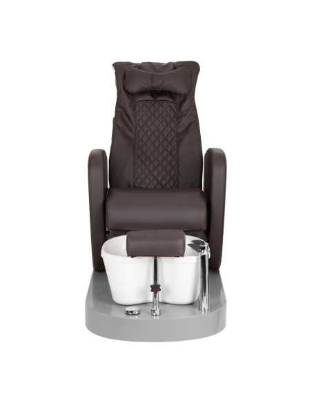 SPA PEDICURESTOEL AZZURRO 016C BRUIN MET RUG MASSAGE EN HYDRO MASSAGE