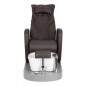 SPA ARMCHAIR FOR PEDICURE AZZURRO 016C BROWN WITH BACK MASSAGE AND HYDROMASSAGE