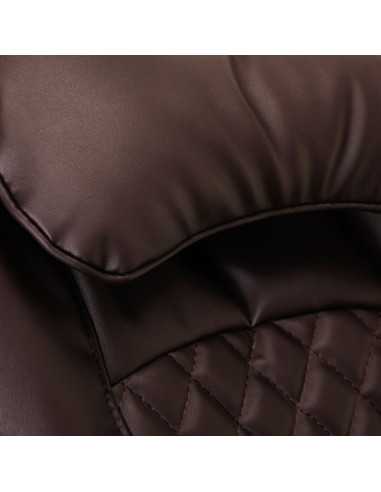 Pedicure Spa Massage Chair 142946 BROWN PEDICURE SPA CHAIR WITH BACK MASSAGE AND BROWN HYDROMASSAGE
