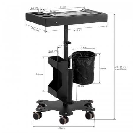 ASISTENTE DE TATUAJE PRO INK 716C NEGRO