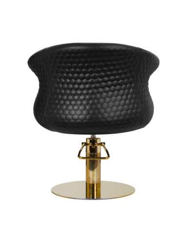 SILLA DE PELUQUERÍA GABBIANO VERSAL ORO NEGRO 