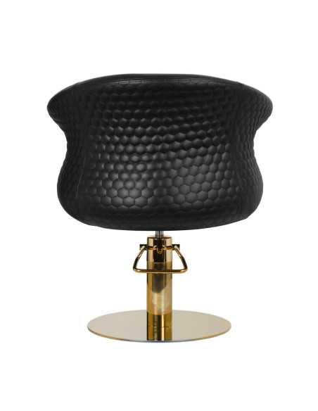 SILLA DE PELUQUERÍA GABBIANO VERSAL ORO NEGRO 