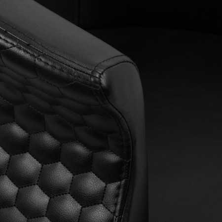 GABBIANO HAIRDRESSING CHAIR VERSAL GOLD BLACK 