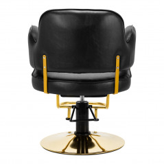 Frizerski stol Hair SystemI Linz zlato črn 