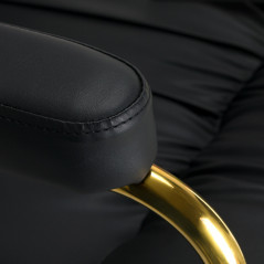 Hair System barber chair HS36 black gold 