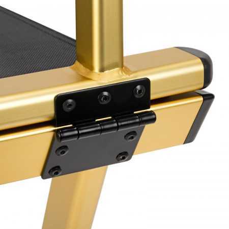 Schminkstuhl Alu gold
