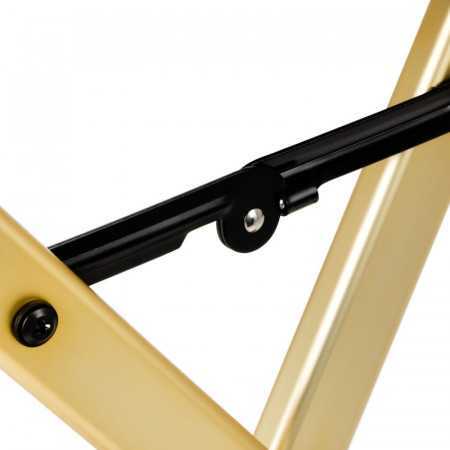 Schminkstuhl Alu gold