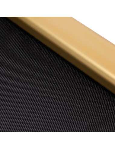 Schminkstuhl 123776 Schminkstuhl aus goldenem Aluminium