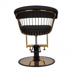 Gabbiano barber chair Lille black gold 
