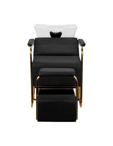 Gabbiano Mayka Schwarzgold Waschbecken