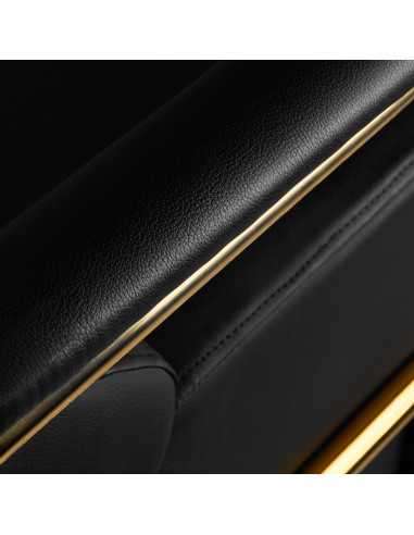 Gabbiano Mayka Schwarzgold Waschbecken