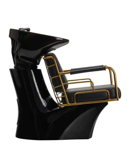 lavagem de cabelo Prato ouro e preto