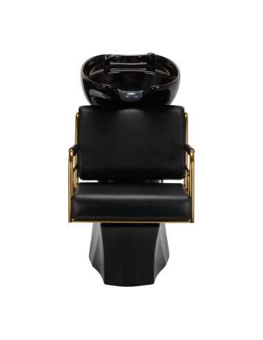 Lavado de cabello dorado y negro de Prato