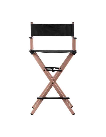 Chaise de maquillage Alu or rose