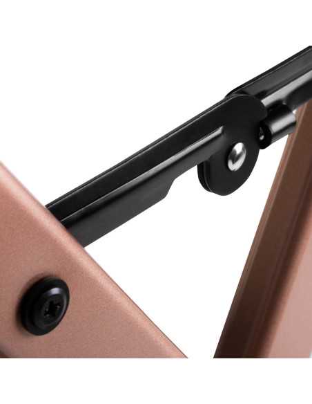 Cadeira de maquiagem Alu cor de rosa dourado