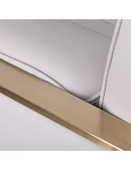 Gabbiano kappersstoel Acri goud - beige 