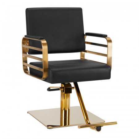 Gabbiano Avila gold-black hairdressing chair