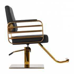 Gabbiano Avila gold-black hairdressing chair