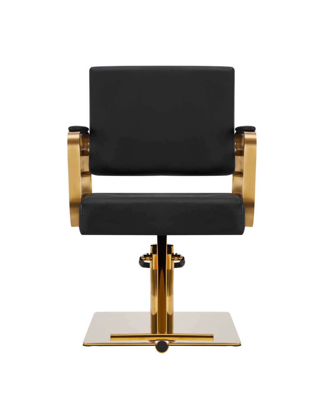 Avila gold-black hairdressing chair {attributes}