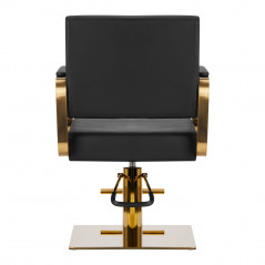 Zlato-črni frizerski stol Gabbiano Avila 