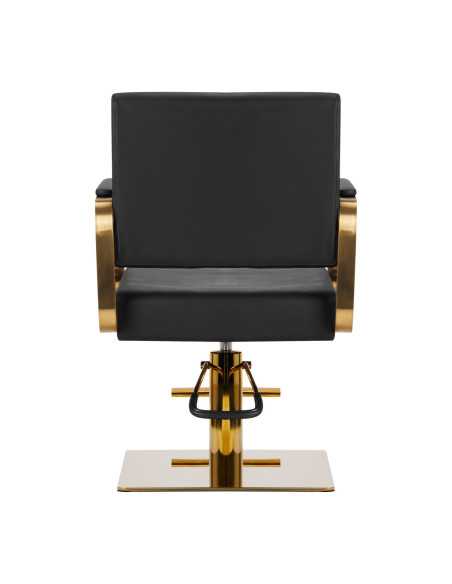 Fauteuil de coiffure Avila or-noir 