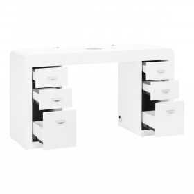 Table de manucure professionnelle 314 blanc