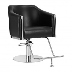 Gabbiano Burgos black hairdressing chair 