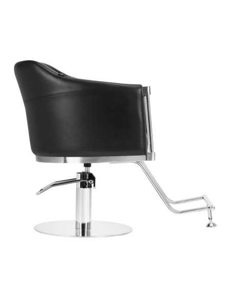 Fauteuil de coiffure noir Gabbiano Burgos 