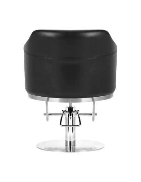 Fauteuil de coiffure noir Gabbiano Burgos 