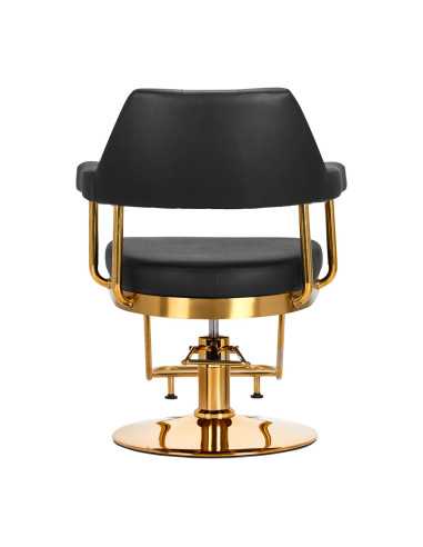 Gabbiano Granada Gold Schwarz Friseurstuhl {attributes}