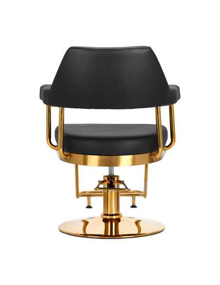 Sillón de peluquería Gabbiano Granada oro negro 